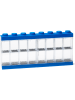 LEGO Vitrine voor figuren blauw - (B)38,2 x (H)18,4 x (D)4,7 cm