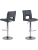 Actona 2er-Set: Barhocker "Sylvia" in Grau - (B)41,5 x (H)115 x (T)52 cm
