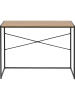 Actona Schreibtisch "Seaford" in Hellbraun/ Schwarz - (B)100 x (H)75 x (T)45 cm