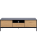 Actona TV-Bank "Seaford" in Wildeiche/ Schwarz - (B)140 x (H)45 x (T)40 cm