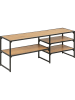 Actona TV-Bank "Seaford" in Hellbraun/ Schwarz - (B)120 x (H)46 x (T)33 cm