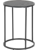 Actona Beistelltisch "Seaford" in Schwarz - (H)55 x Ø 40 cm