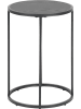 Actona Beistelltisch "Seaford" in Schwarz - (H)55 x Ø 40 cm