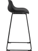 Actona 2er-Set: Barhocker "Tina" in Schwarz - (B)43 x (H)94 x (T)49 cm
