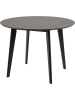 Actona Eettafel "Roxby" zwart - (H)76 x Ø 105 cm