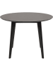 Actona Eettafel "Roxby" zwart - (H)76 x Ø 105 cm
