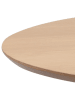 Actona Eettafel "Roxby" eikenkleurig/zwart - (H)76 x- Ø 105 cm