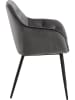 Actona 2-delige set: eetkamerstoelen "Brooke" grijs - (B)58 x (H)83 x (D)55 cm