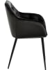 Actona 2-delige set: eetkamerstoelen "Brooke" antraciet - (B)58 x (H)83 x (D)55 cm