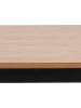 Actona Eettafel "Roxby" eikenkleurig/zwart - (B)120 x (H)76 x (D)80 cm