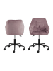 Actona Bureaustoel "Brooke" rosé - (B)59 x (H)88,5 x (D)58,5 cm
