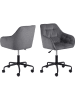 Actona Bureaustoel "Brooke" donkergrijs - (B)59 x (H)88,5 x (D)58,5 cm