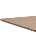Actona Eettafel "Roxby" naturel/zwart - (B)120 x (H)76 x (D)80 cm