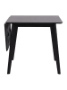 Actona Eettafel "Roxby" zwart - (B)120 x (H)76 x (D)80 cm