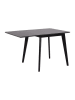 Actona Eettafel "Roxby" zwart - (B)120 x (H)76 x (D)80 cm