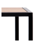 Actona Bartisch "Seaford" in Natur/ Schwarz - (B)120 x (H)105 x (T)60 cm