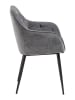 Actona 2-delige set: eetkamerstoelen "Brooke" grijs - (B)58 x (H)83 x (D)55 cm