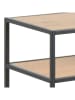 Actona Sidetable "Seaford" beige/zwart - (B)100 x (H)79 x (D)35 cm