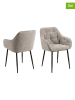 Actona 2-delige set: eetkamerstoelen "Brooke" beige - (B)58 x (H)83 x (D)55 cm