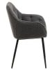 Actona 2-delige set: eetkamerstoelen "Brooke" grijs - (B)74 x (H)81 x (D)77,5 cm