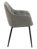 Actona 2-delige set: eetkamerstoelen "Brooke" grijs - (B)58 x (H)83 x (D)55 cm
