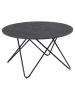 Actona Couchtisch "Wyre" in Schwarz - (H)45 x Ø 80 cm 