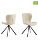 Actona 2-delige set: eetkamerstoelen "Batilda" crème - (B)46,5 x (H)81 x (D)53 cm