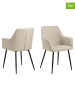 Actona 2er-Set: Esszimmerstühle "Lizzy" in Beige - (B)59 x (H)85 x (T)59 cm