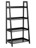 Actona Bücherregal "Wally" in Schwarz - (B)63 x (H)130 x (T)40 cm