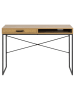Actona Schreibtisch "Seaford" in Hellbraun/ Schwarz - (B)110 x (H)75 x (T)45 cm