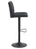 Actona 2er-Set: Barhocker "Sylvia" in Dunkelgrau - (B)41,5 x (H)115 x (T)52 cm