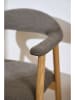 Actona 2-delige set: eetkamerstoelen "Addi" taupe - (B)56 x (H)75,5 x (D)54 cm