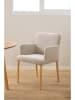 Actona 2-delige set: eetkamerstoelen "Zoe" beige - (B)56 x (H)83 x (D)60 cm