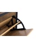 Actona Schuhregal "Seaford" in Hellbraun/ Schwarz - (B)56 x (H)129 x (T)30 cm