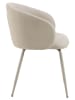 Actona 2-delige set: eetkamerstoelen "Eleanor" beige - (B)55,5 x (H)79 x (D)55 cm