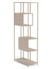 Actona Regał "Seaford" w kolorze jasnoszarym na książki - 77 x 185 x 35 cm