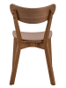 Actona 2-delige set: eetkamerstoelen "Roxby" lichtbruin - (B)45 x (H)79,5 x (D)55 cm