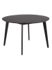 Actona Eettafel "Roxby" zwart - (H)76 x Ø 120 cm