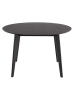 Actona Eettafel "Roxby" zwart - (H)76 x Ø 120 cm