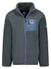 Geographical Norway Fleece vest "Urock" antraciet/blauw