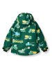 Småfolk Ski-/ Snowboardjacke "Fahrzeuge" in Grün