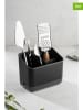 Violeta Home 2-delige set: keukenorganizers antraciet - (B)14 x (H)16,5 x (D)10 cm
