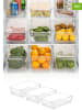 Violeta Home 3er-Set: Kühlschrank-Organizer in Transparent - (B)32,5 x (H)7 x (T)20 cm