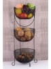 Violeta Home Fruitmand zwart - (H)85 cm