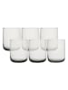 Violeta Home 6er-Set: Gläser in Grau - 280 ml
