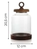 Violeta Home Vorratsglas in Hellbraun - (H)21 x Ø 12 cm