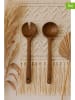 Violeta Home 2tlg. Set: Salatbesteck in Braun - (L)27,5 cm