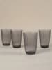 Violeta Home 4-delige set: glazen grijs - 395 ml
