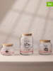 Violeta Home 3-delige set: voorraadpotten beige