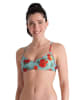 Arena Bikinitop turquoise/rood